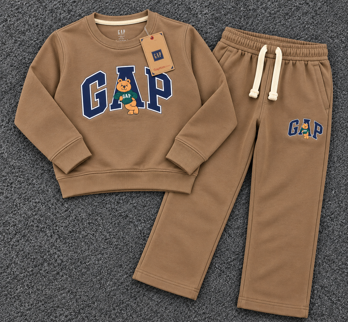 GAP Kids Teddy Bear Sweatshirt & Trouser Set – Unisex