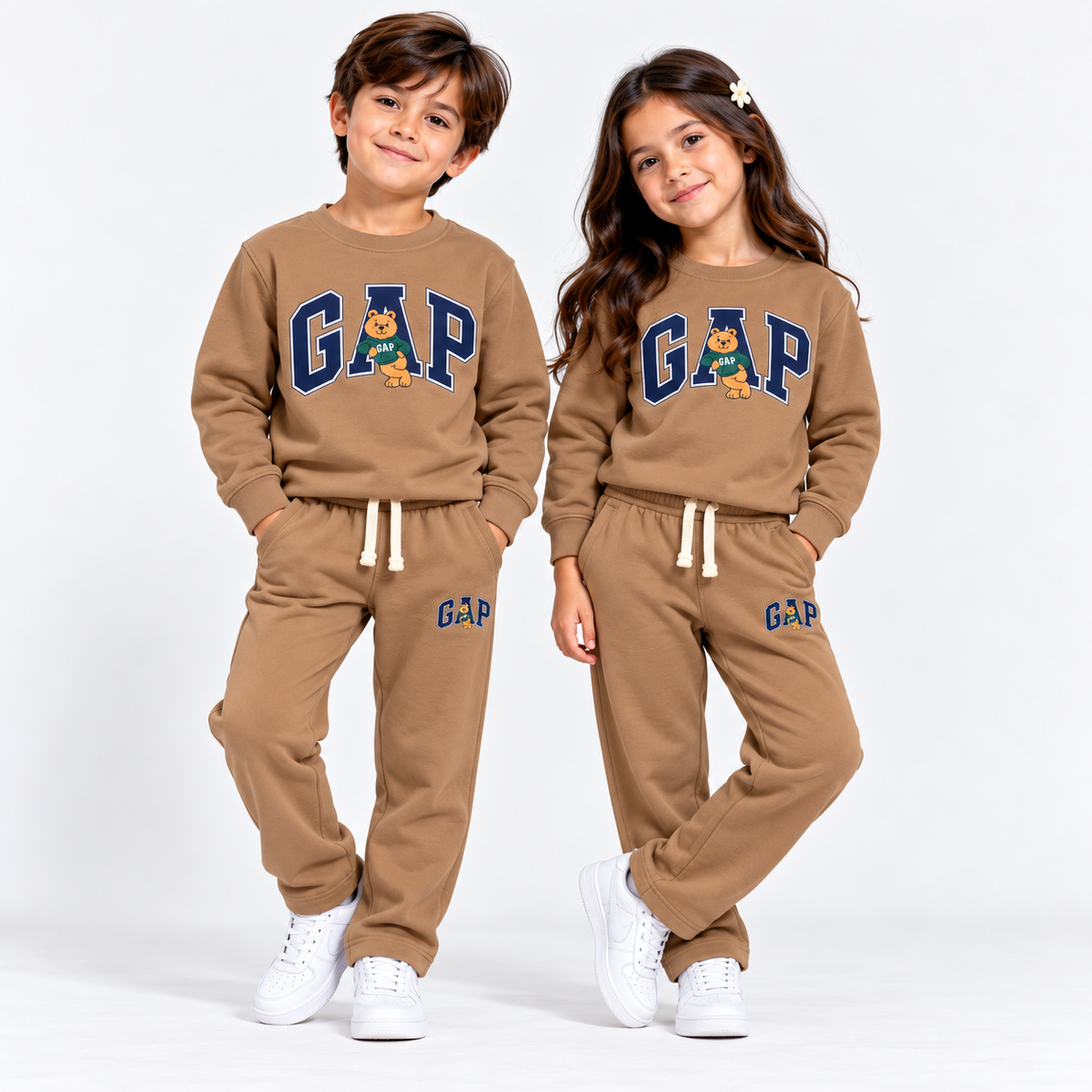 GAP Kids Teddy Bear Sweatshirt & Trouser Set – Unisex