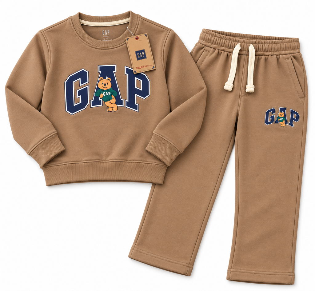 GAP Kids Teddy Bear Sweatshirt & Trouser Set – Unisex