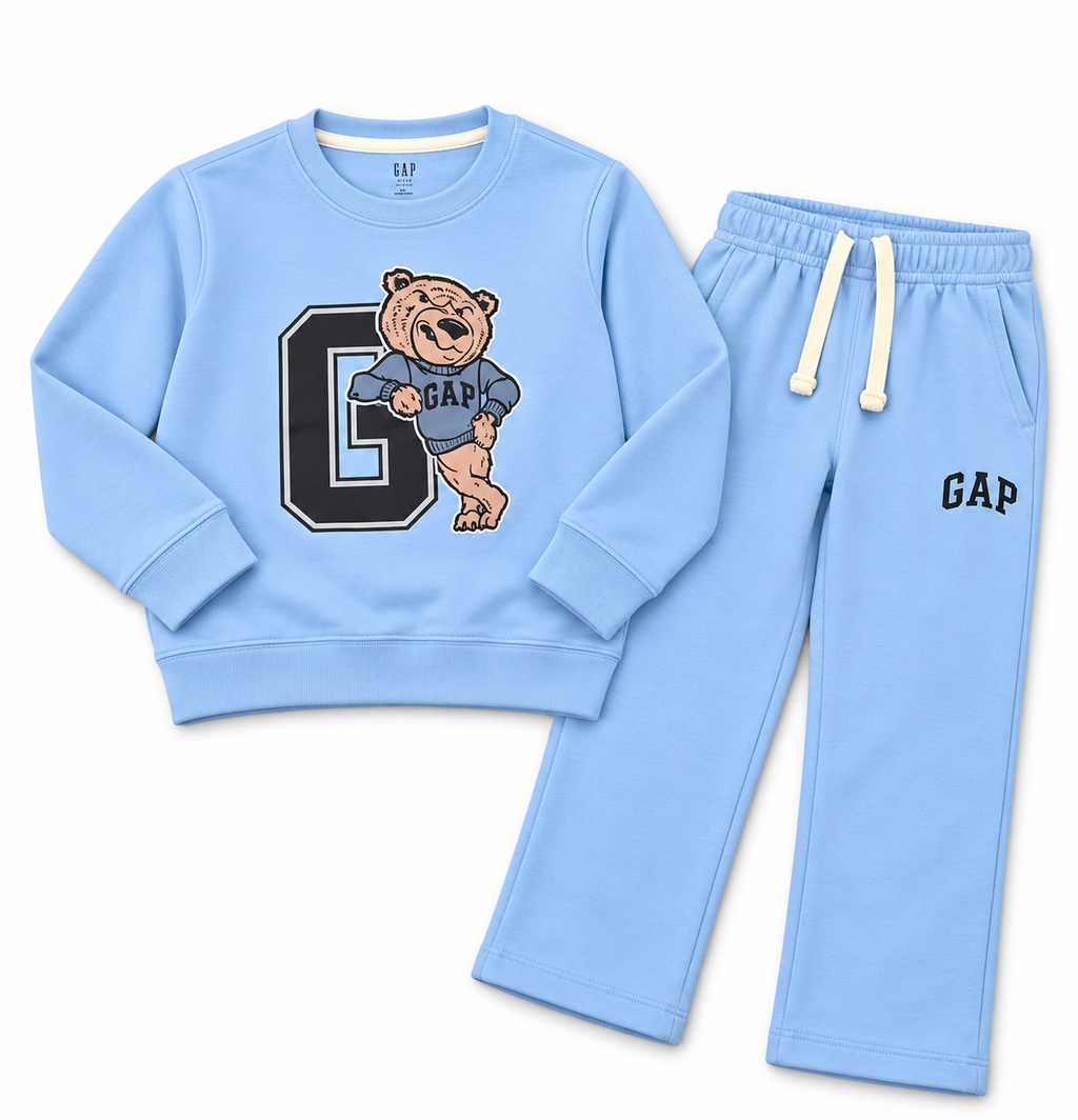 GAP Kids Teddy Bear Sweatshirt & Trouser Set – Unisex