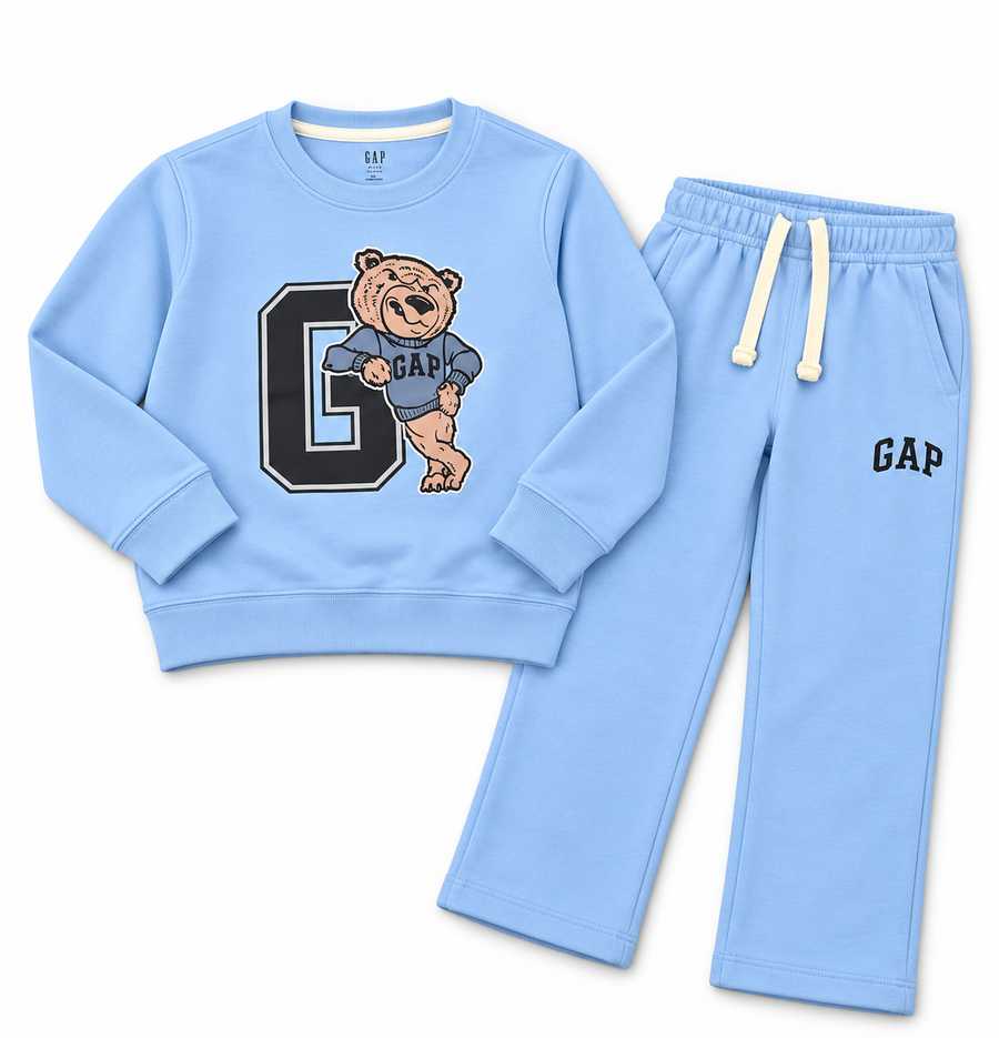 GAP Kids Teddy Bear Sweatshirt & Trouser Set – Unisex