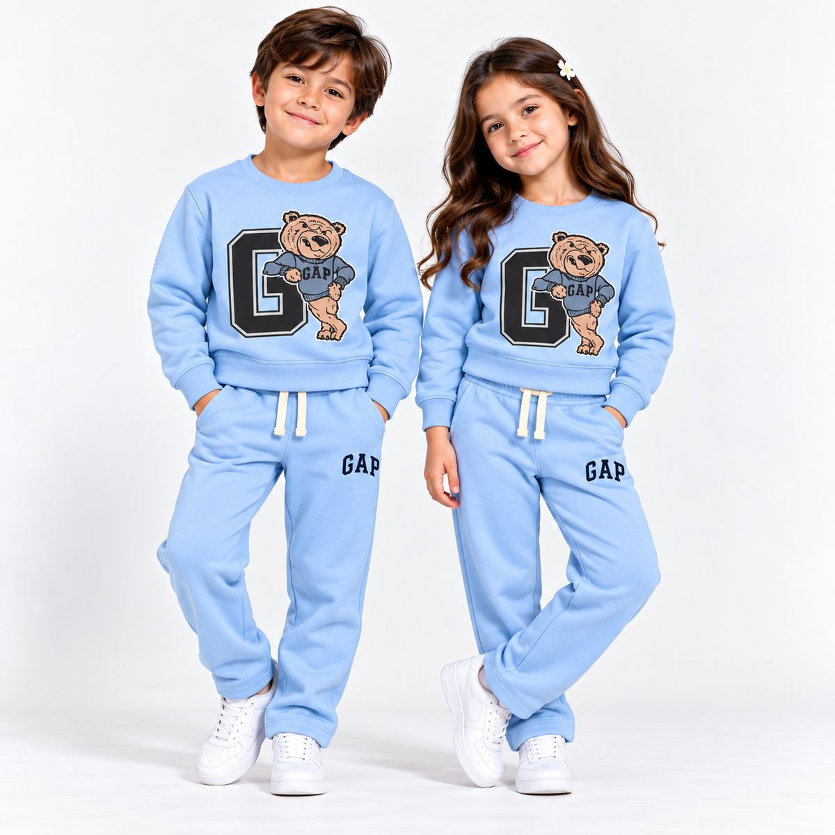 GAP Kids Teddy Bear Sweatshirt & Trouser Set – Unisex
