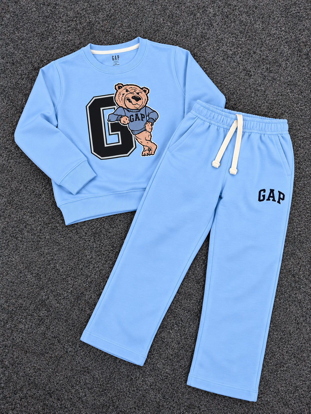 GAP Kids Teddy Bear Sweatshirt & Trouser Set – Unisex