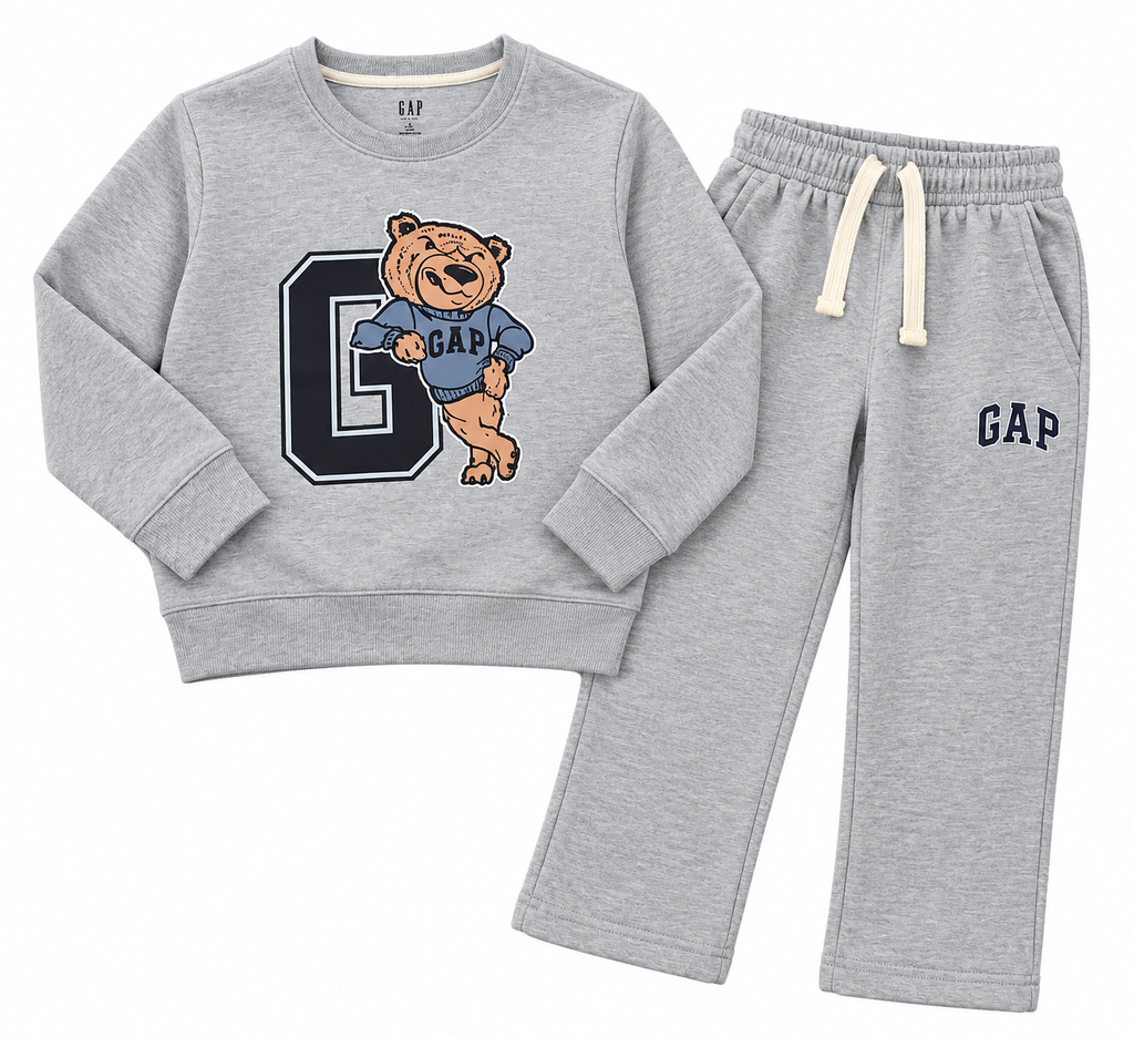 GAP Kids Teddy Bear Sweatshirt & Trouser Set – Unisex