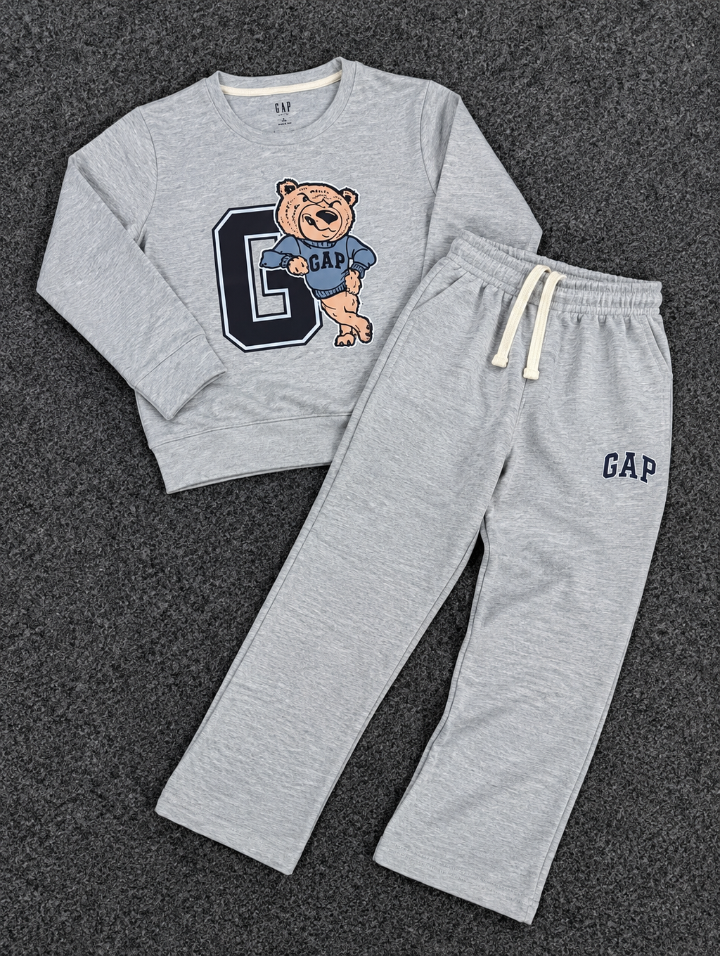 GAP Kids Teddy Bear Sweatshirt & Trouser Set – Unisex