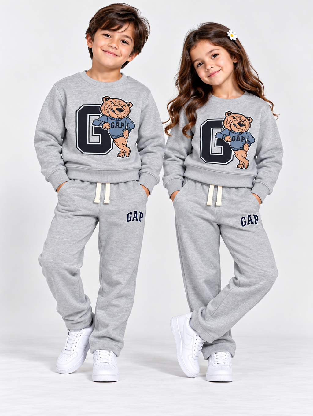 GAP Kids Teddy Bear Sweatshirt & Trouser Set – Unisex