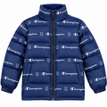 Champion Kids All-Over Logo Puffer Jacket – Unisex