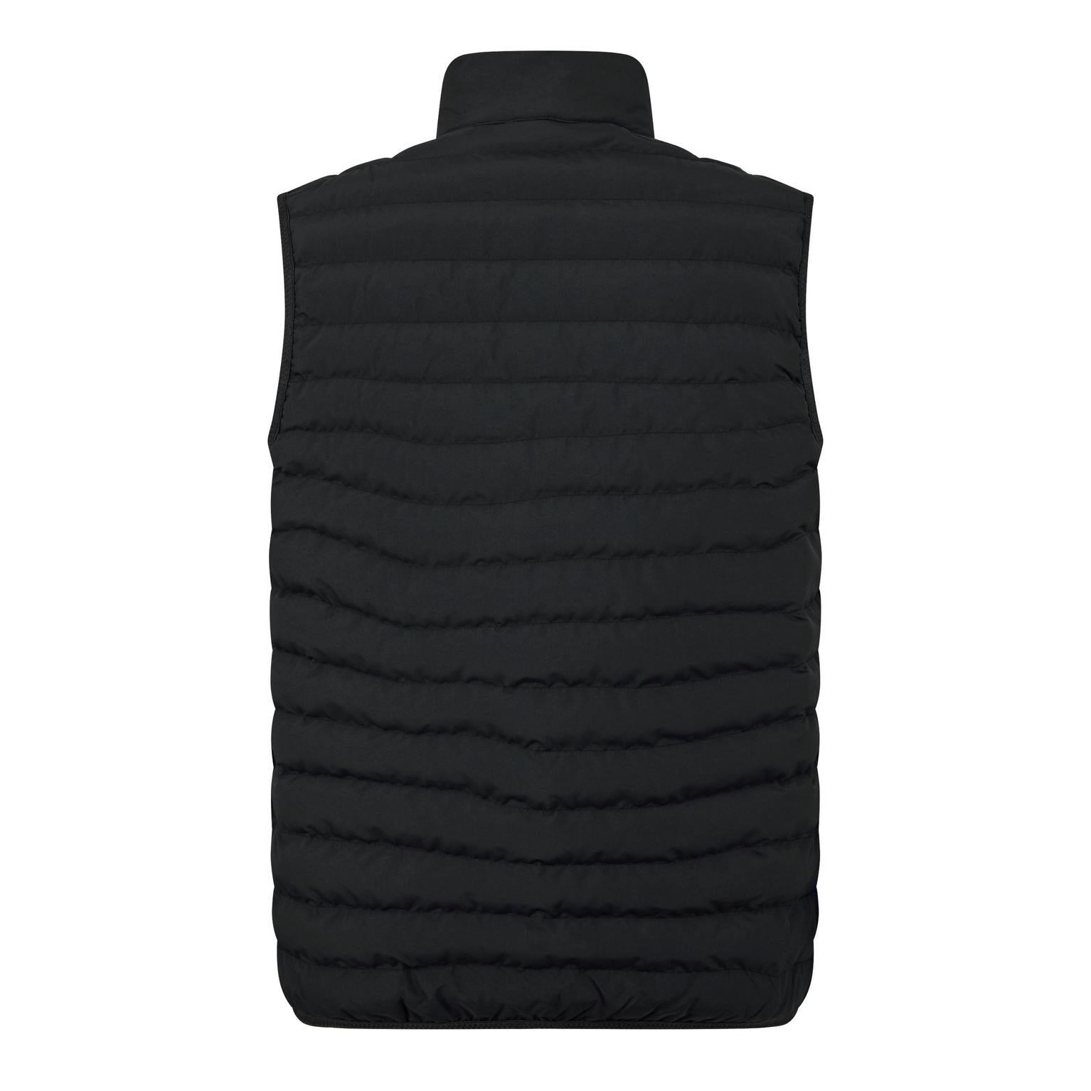 Lacoste Sleeveless Puffer - Black