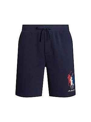 Polo Triplet Pony Shorts - Navy