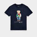 Boys Polo Bear 4 Shirt - Navy