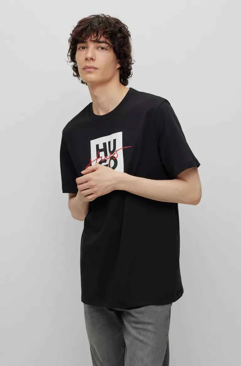 Hugo Boss Dalpaca T Shirt - Black