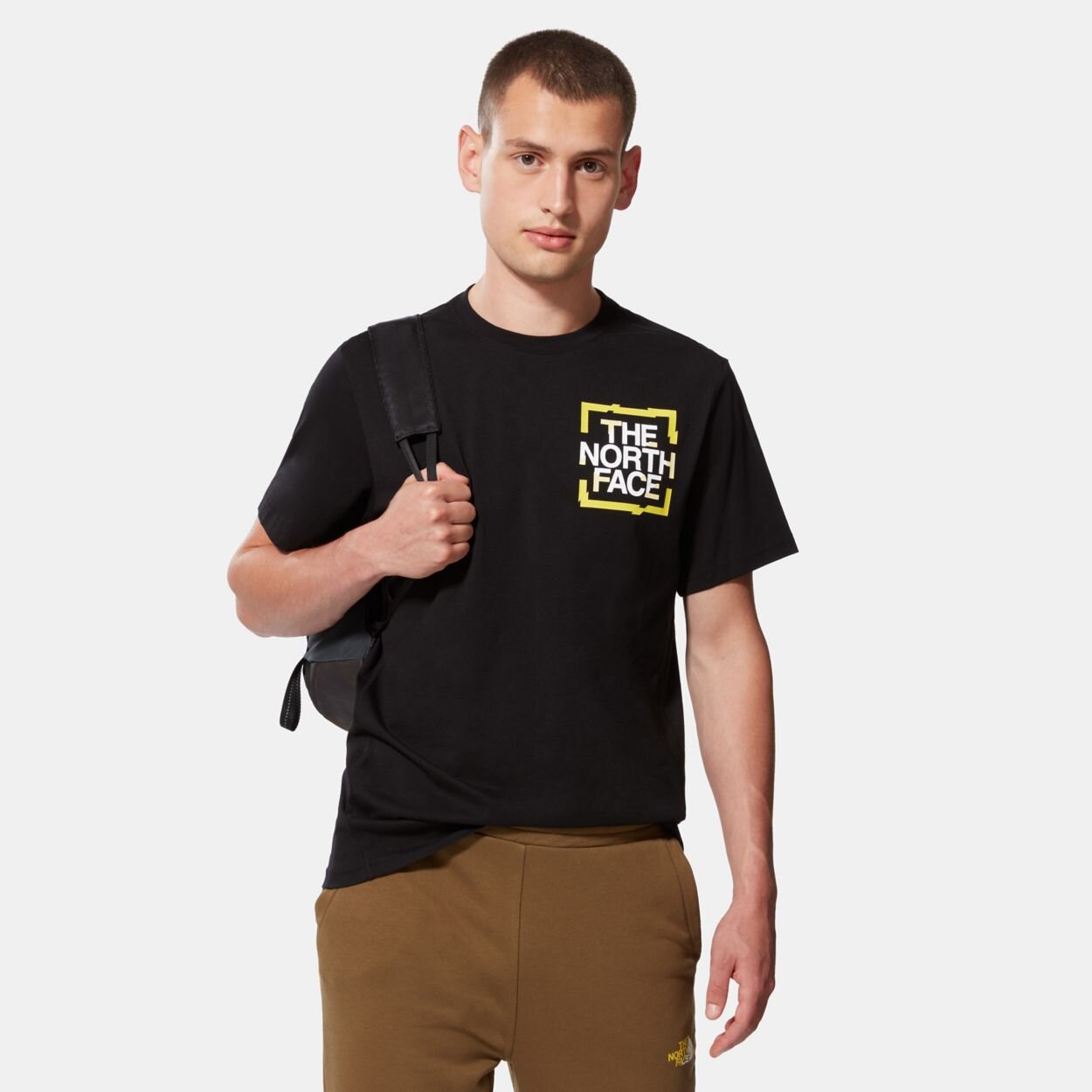 The Northface Box Logo Tee - Black - Brand Store