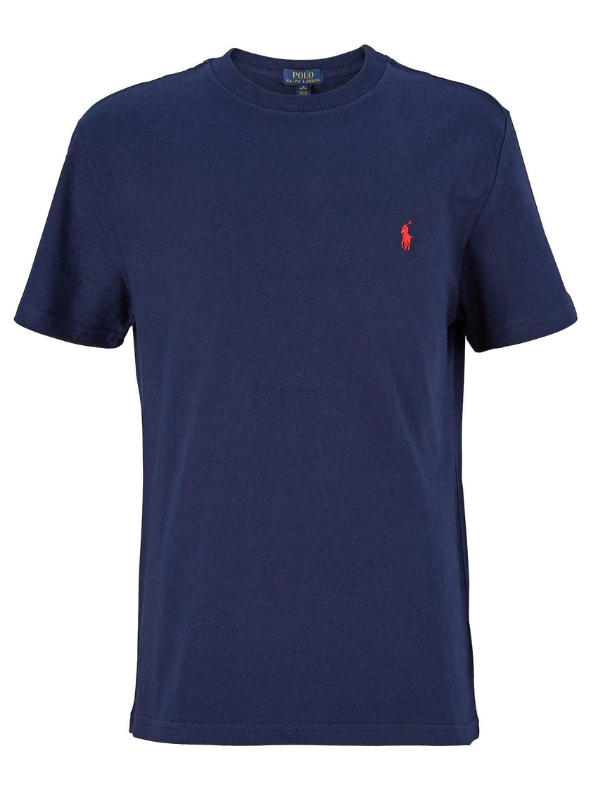 Polo Embroidered Logo T-Shirt  Navy Blue