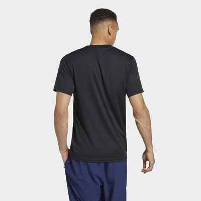 Adidass Running Chest Logo Tee - Black