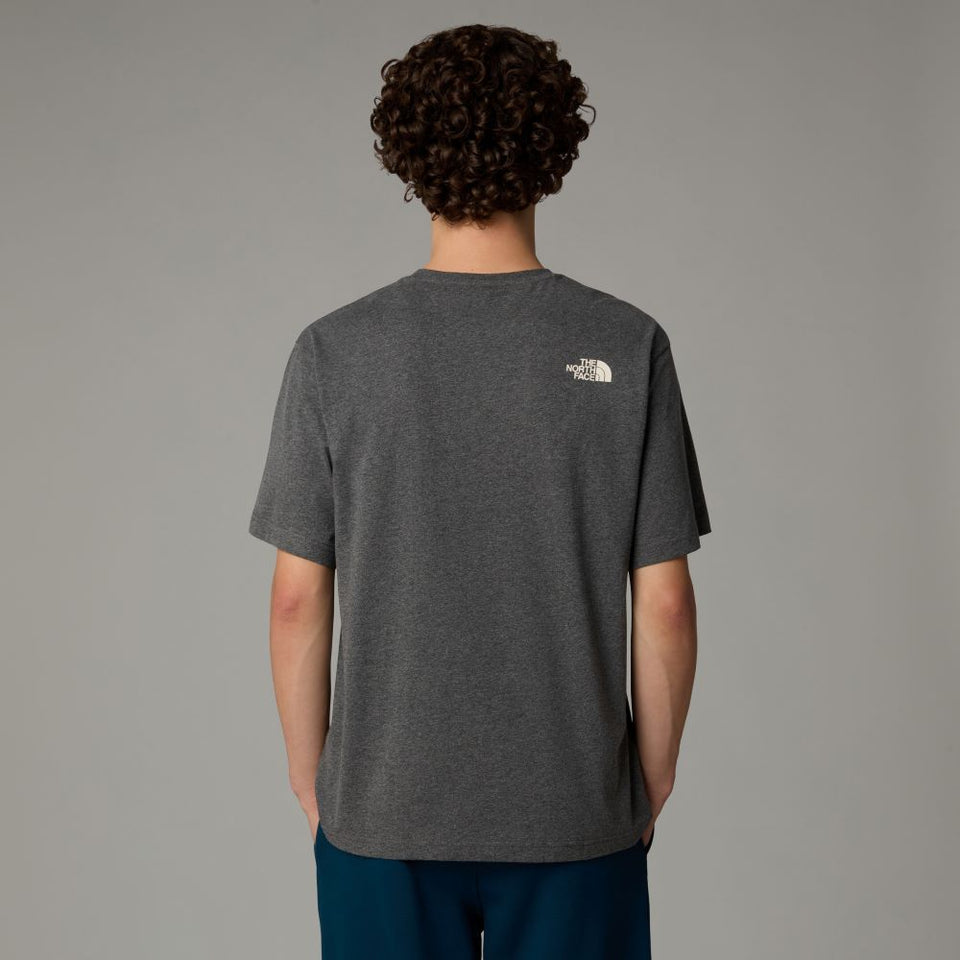 The Northface Varsity Graphic Tee - Gray - Brand Store