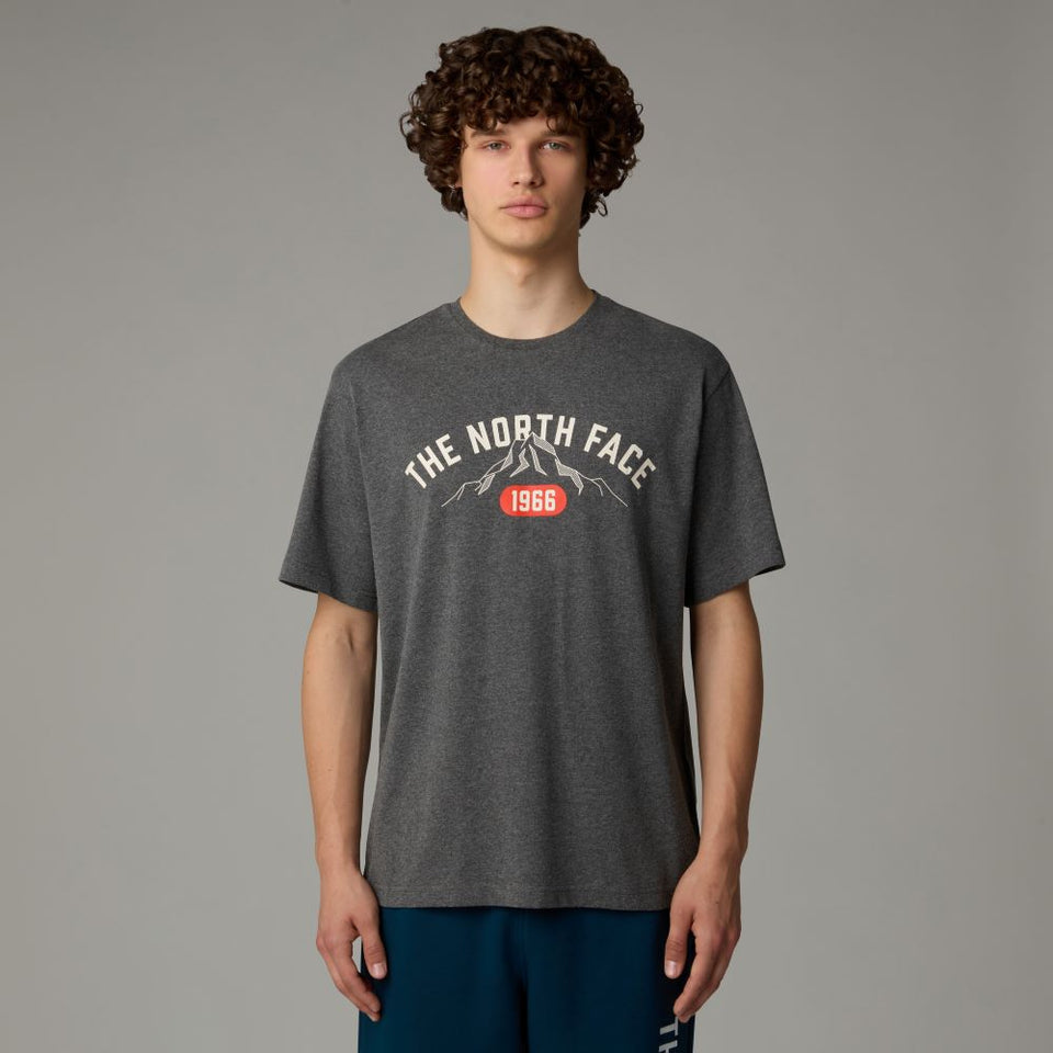 The Northface Varsity Graphic Tee - Gray - Brand Store