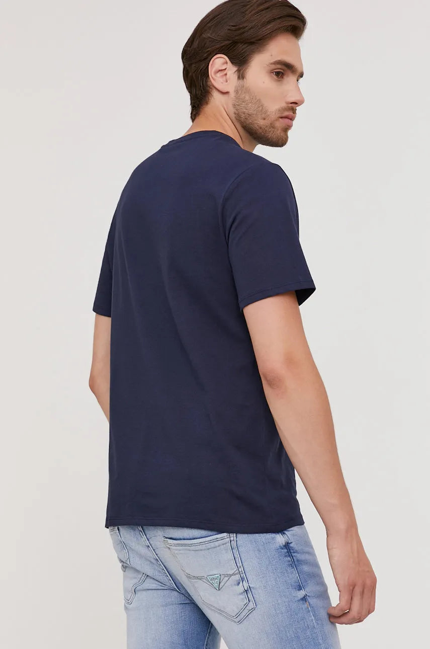Guess Triangle  Logo Tee - Navy - Brand Store
