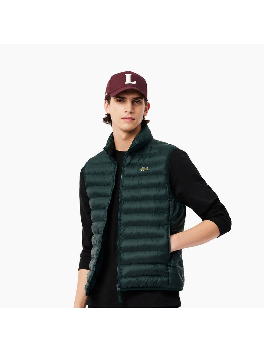 Lacoste Sleeveless Puffer - Forest Green