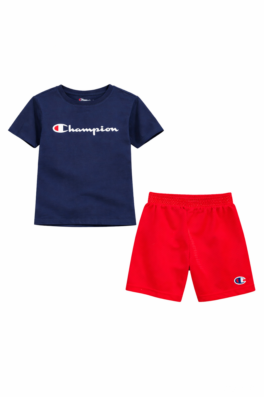 Champion Boys Short Set - Red/Navy