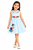 Pinola Blossom Bird Collar Dress - White