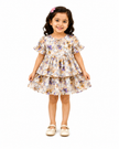 Pinola Meadow Bloom Layered Frock - Beige