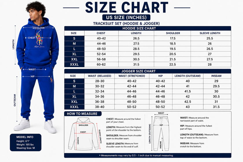 LCST Zipper hoodie Tracksuit - Navy