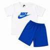 NK Boys Short Set - White/Blue