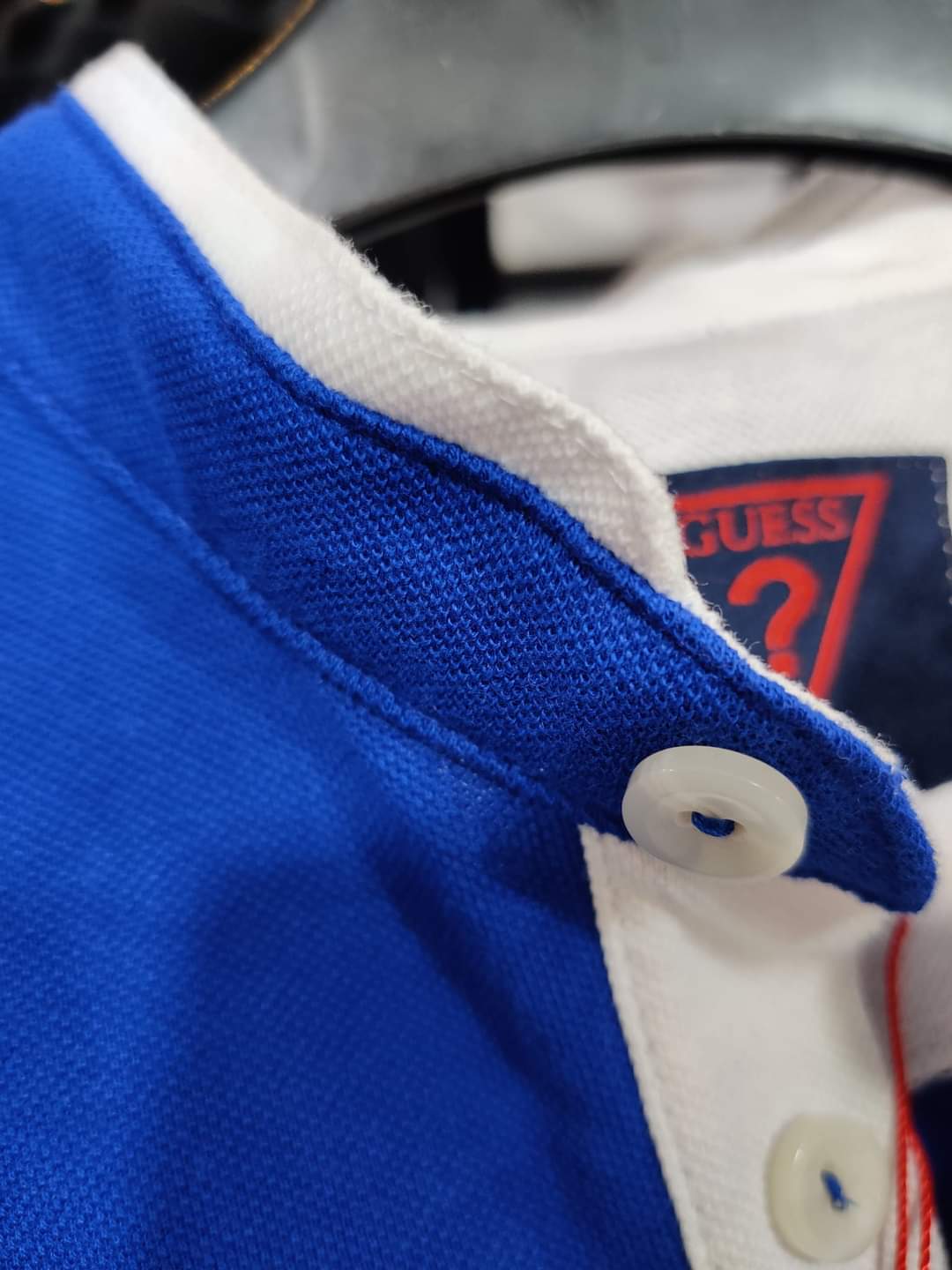 Guess Mandarin Collar Polo - Brand Store