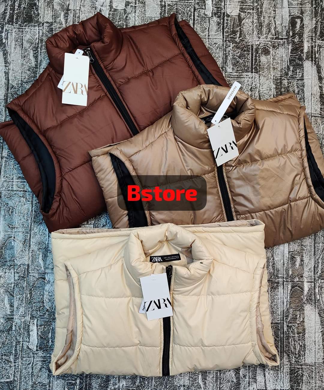 Zra Puffer Sleeveless - Golden Brown - Brand Store