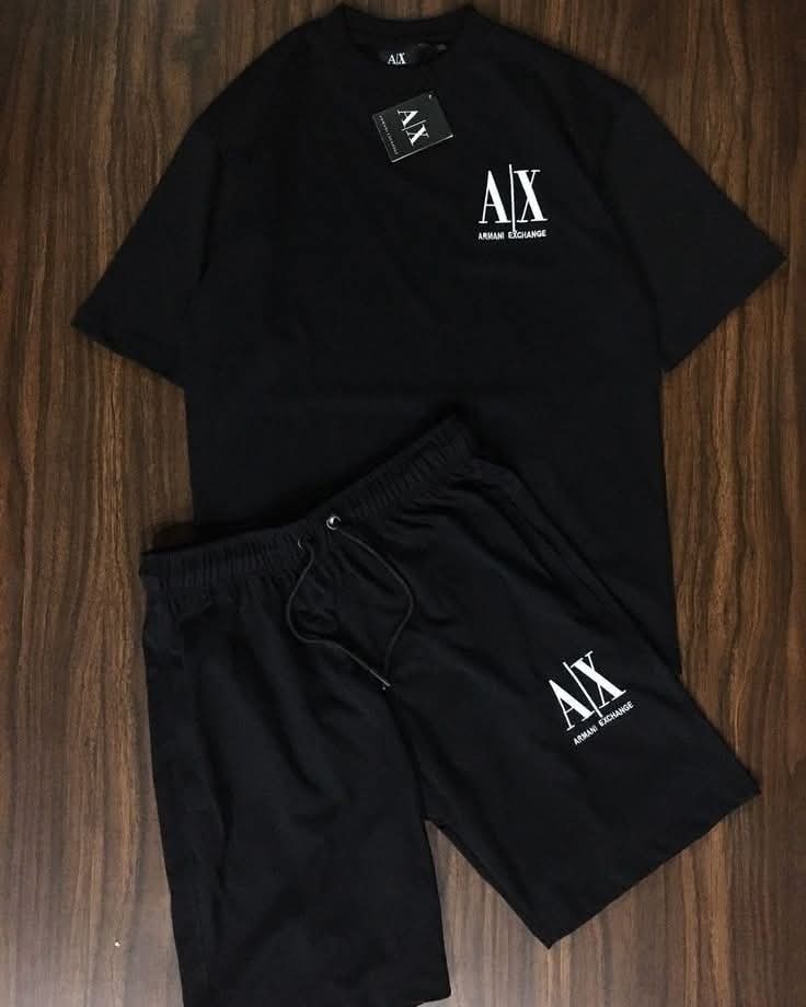 A|X Black Shorts-Tee Set - Brand Store
