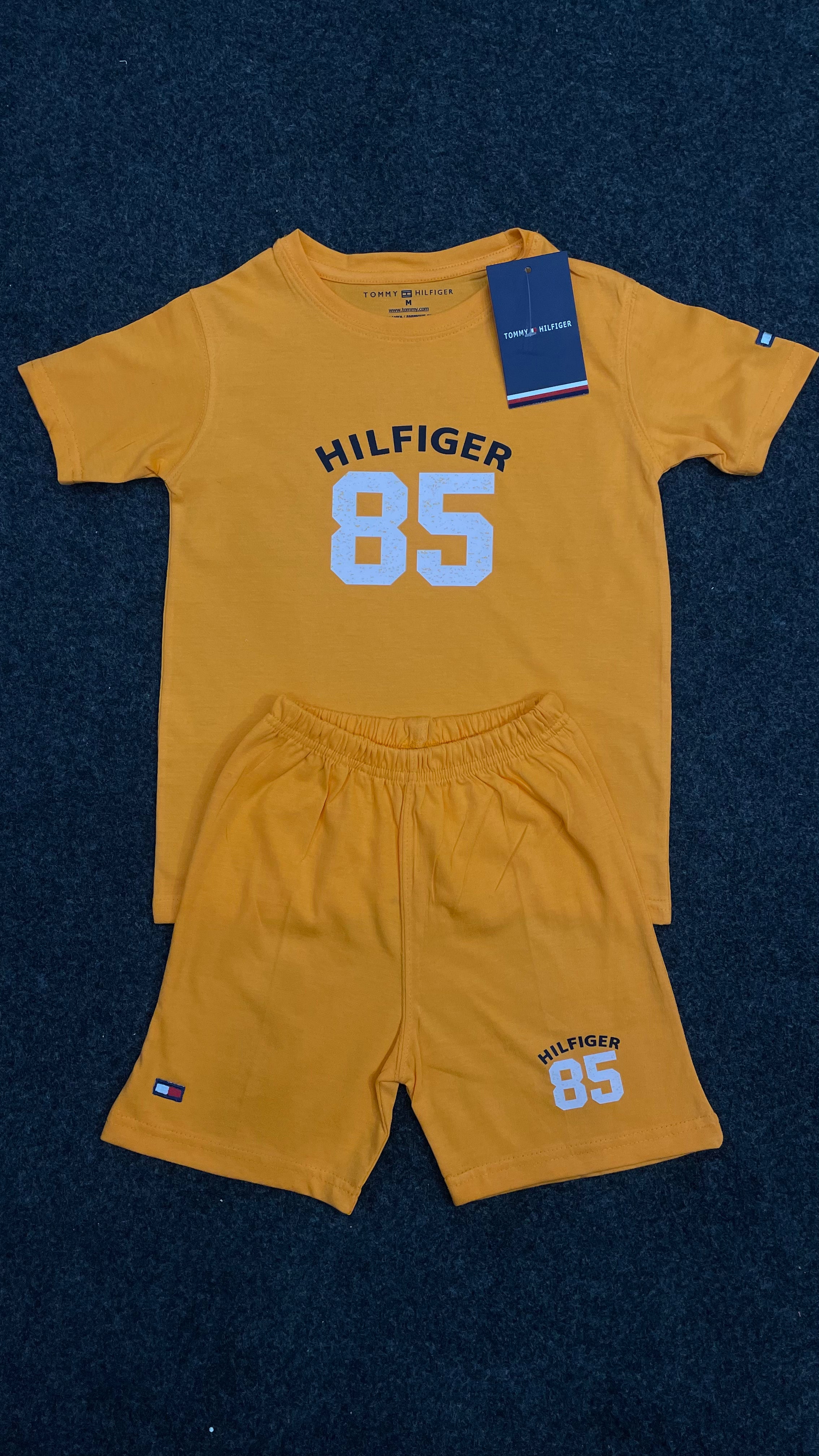 TH Kids 2 Piece Short Set - Light Orange
