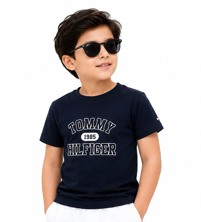 TH 1985 Logo T-Shirt  – Navy