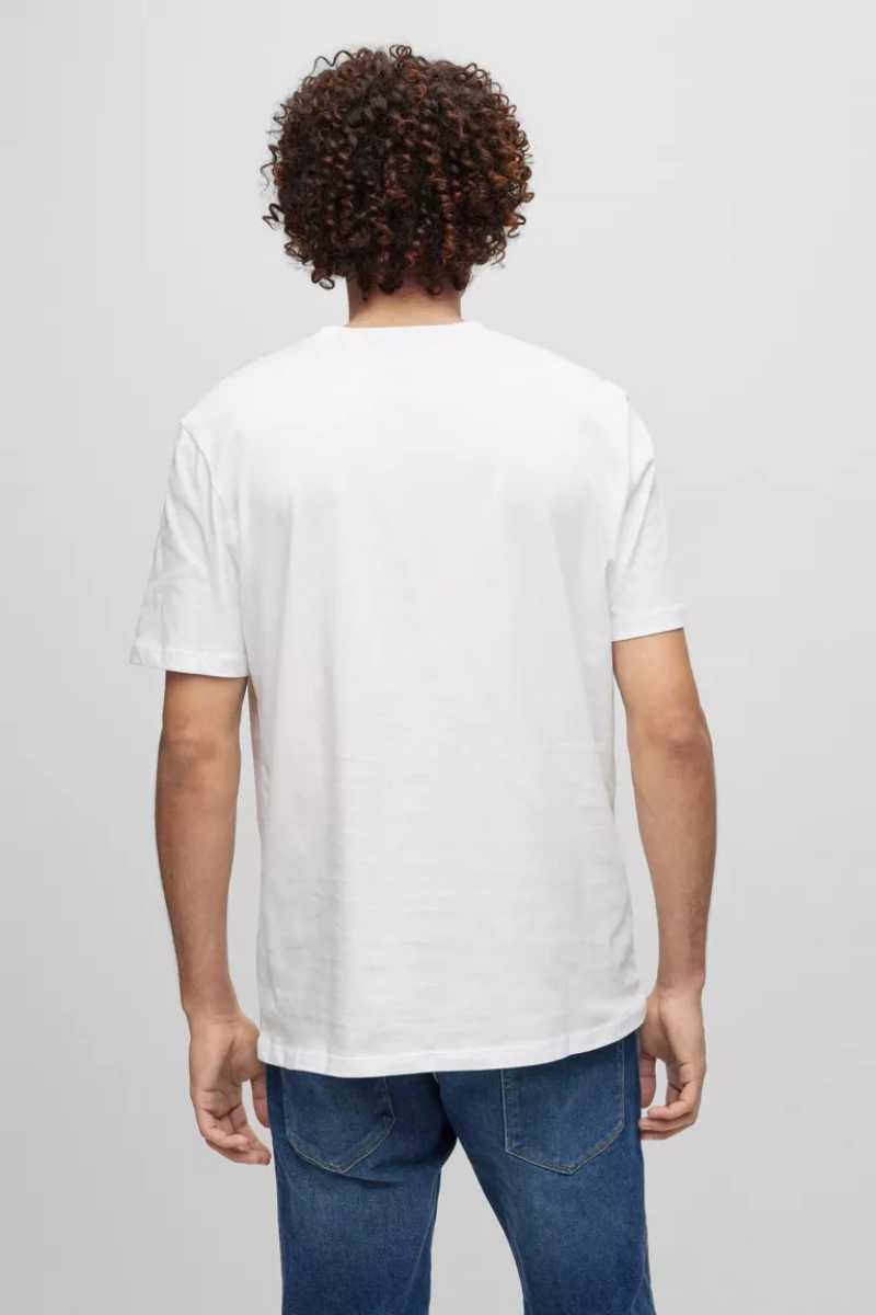 Hugo Boss Dalpaca T Shirt - White - Brand Store