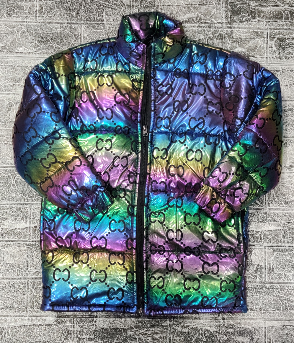 Gap Kids Unisex Puffer Jacket -  Rainbow