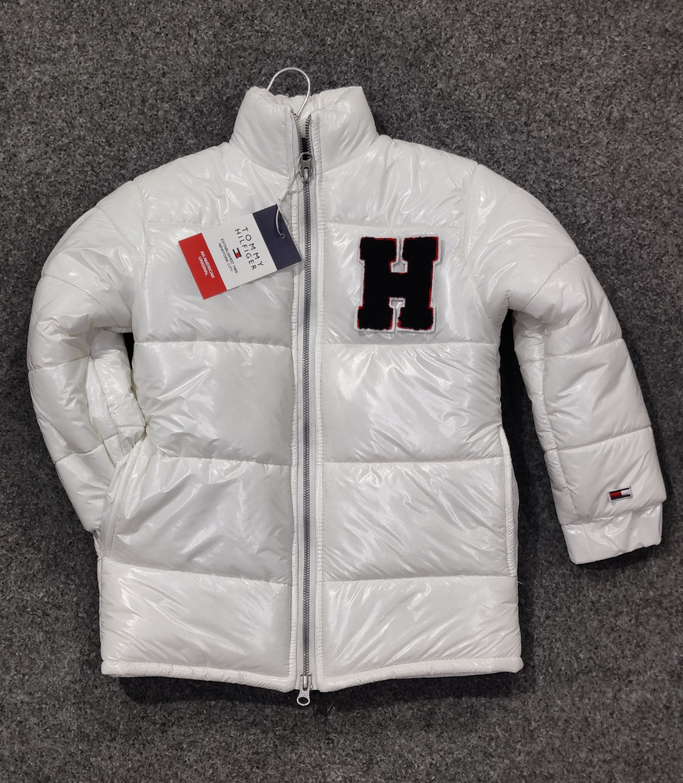 Tommy H Puffer Jacket - White - Brand Store