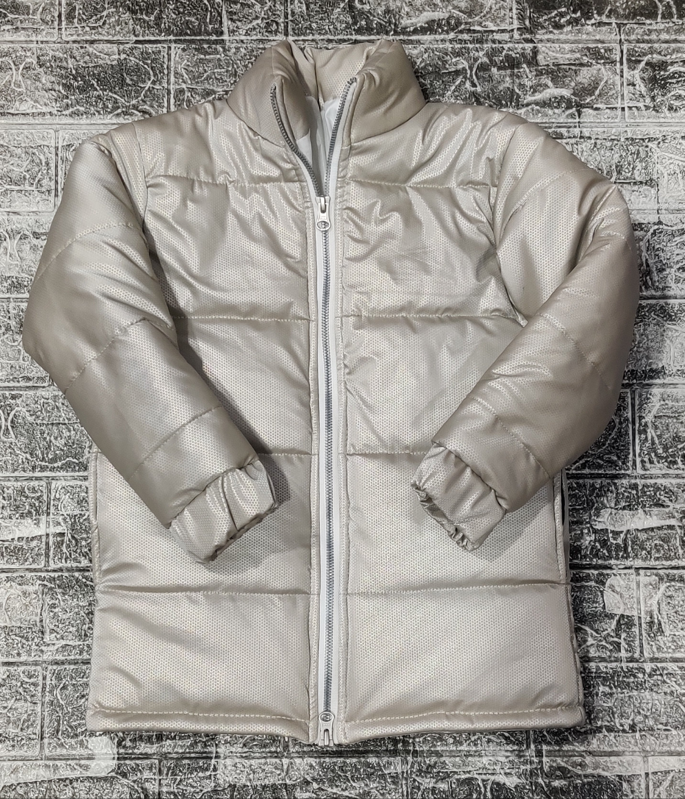 GAP Kids Puffer Jacket -  Textured Gold