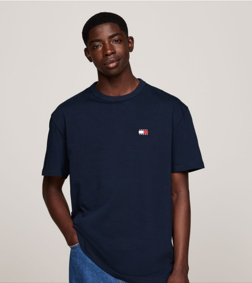 Tommy Badge Logo T Shirts - Brand Store
