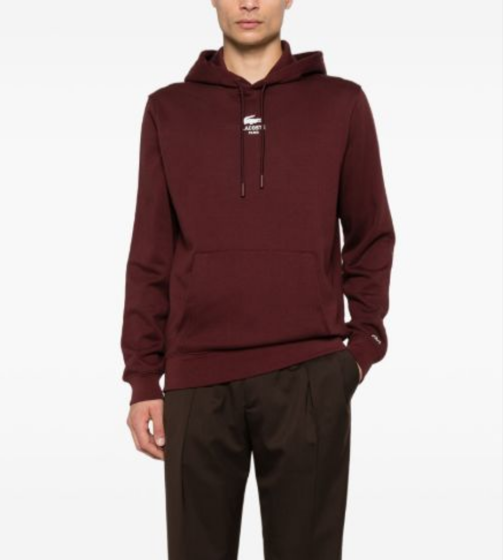 LCST Alligator Paris Hoodie - Burgundy - Brand Store