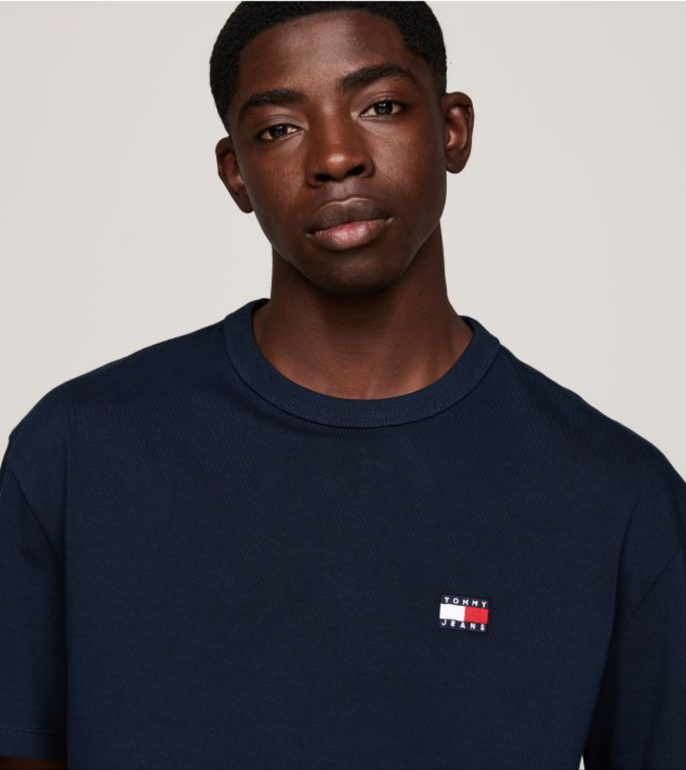 Tommy Badge Logo T Shirts - Brand Store