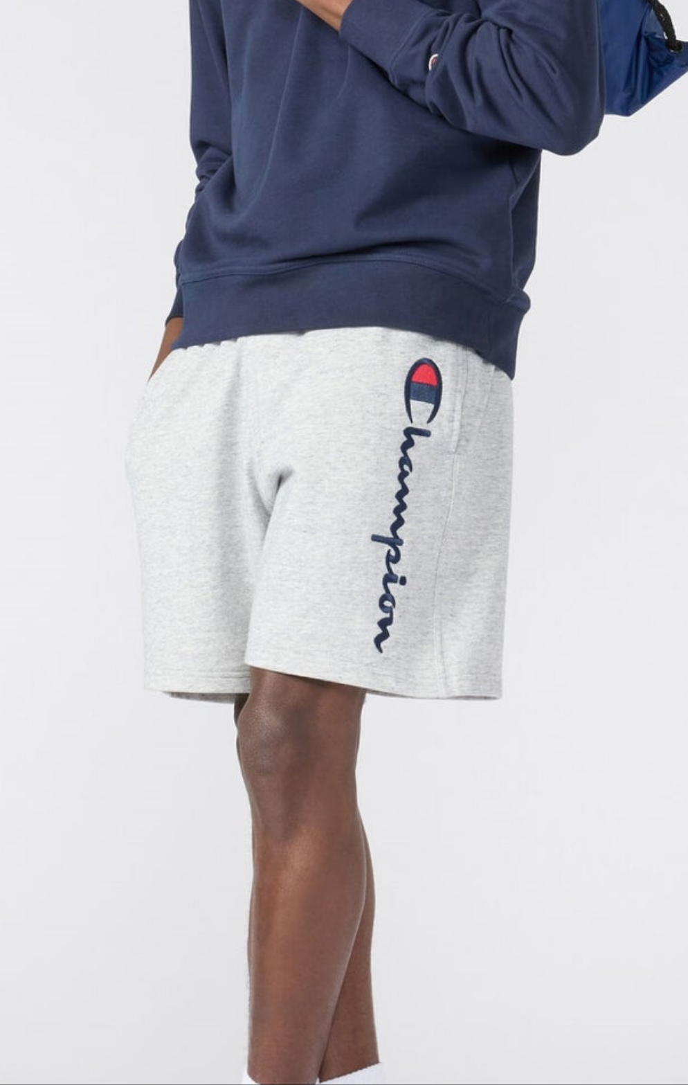 CHAMPION Lightweight French Terry Shorts - Grey - Brand Store