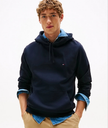 Tommy H Classic Logo Hoodie - Navy - Brand Store