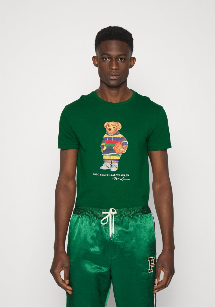 Polo Big Bear Graphic Tee - Green - Brand Store