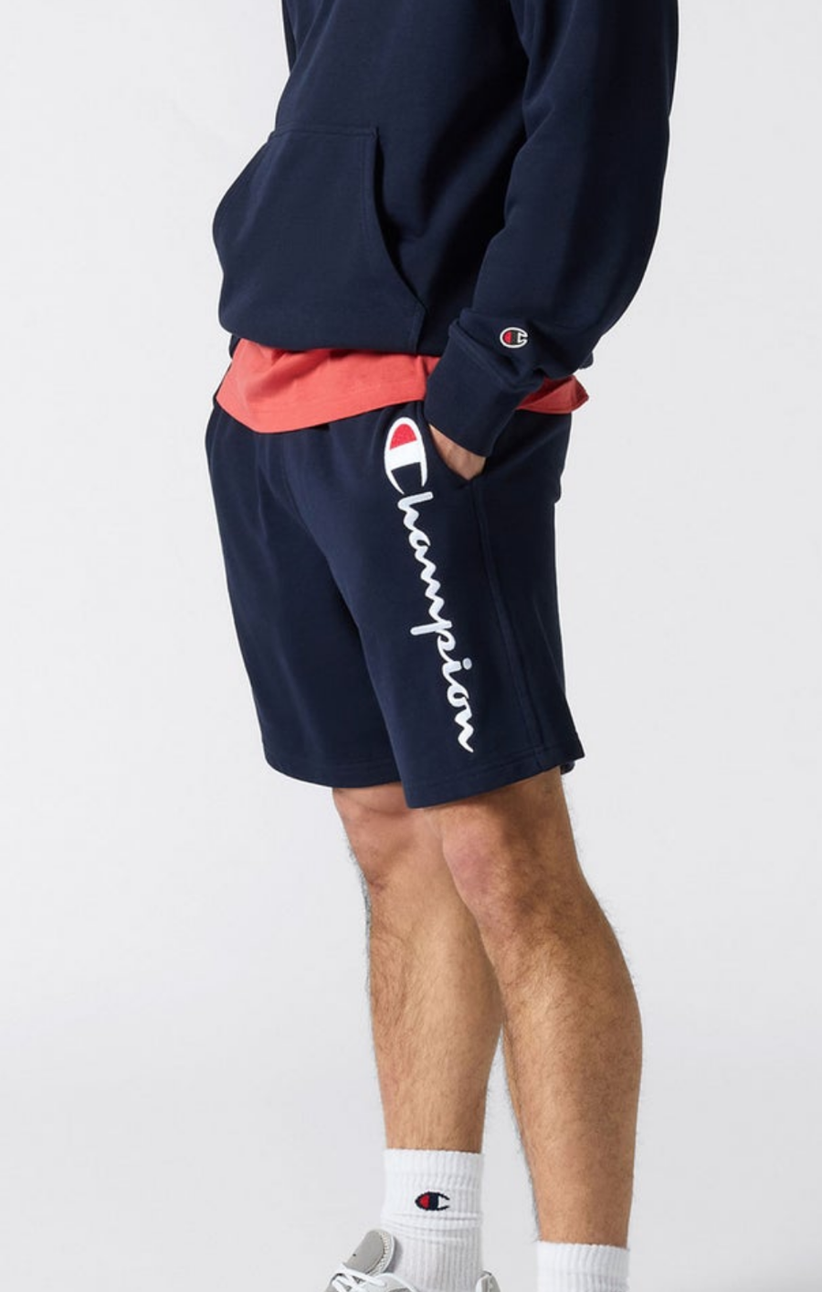 CHAMPION Lightweight French Terry Shorts - Navy