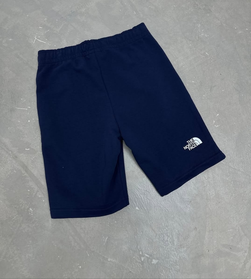 TNF Classic Logo Terry Shorts - Navy - Brand Store
