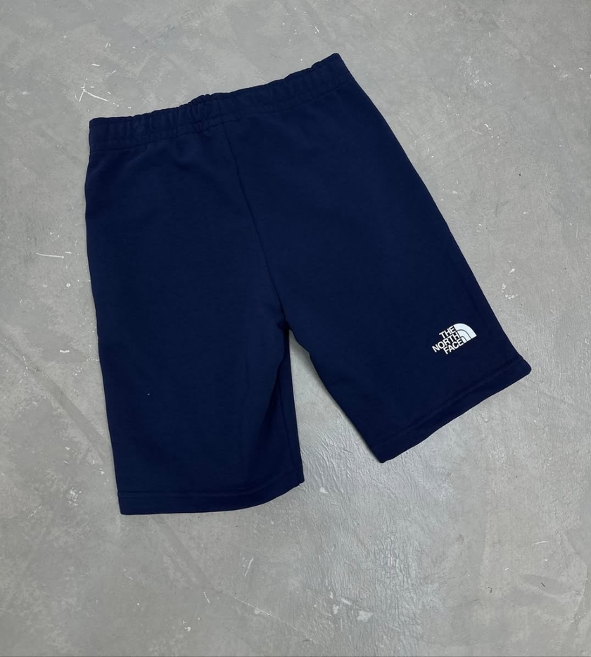 TNF Classic Logo Terry Shorts - Navy - Brand Store