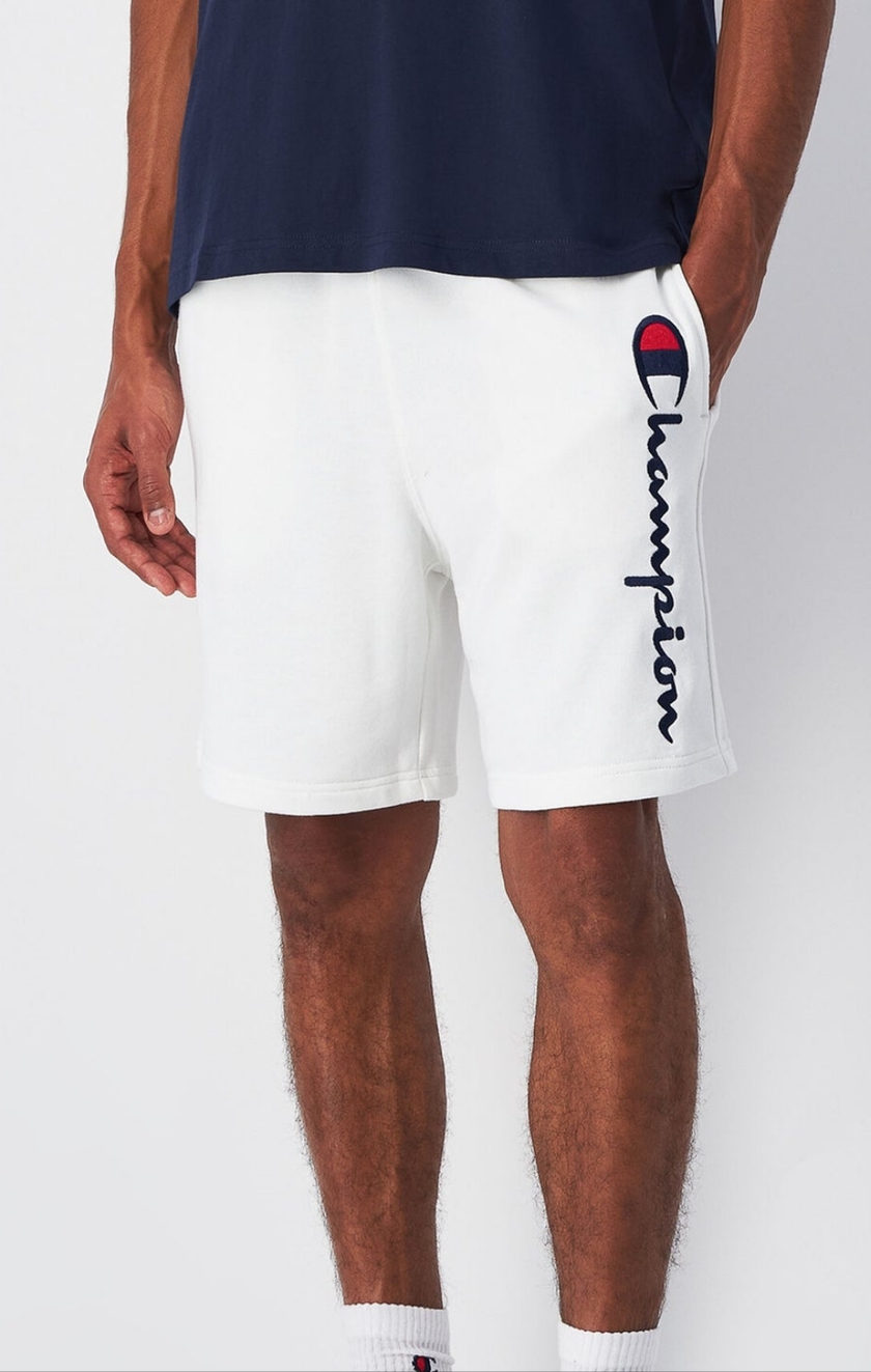 CHAMPION Lightweight French Terry Shorts - White - Brand Store