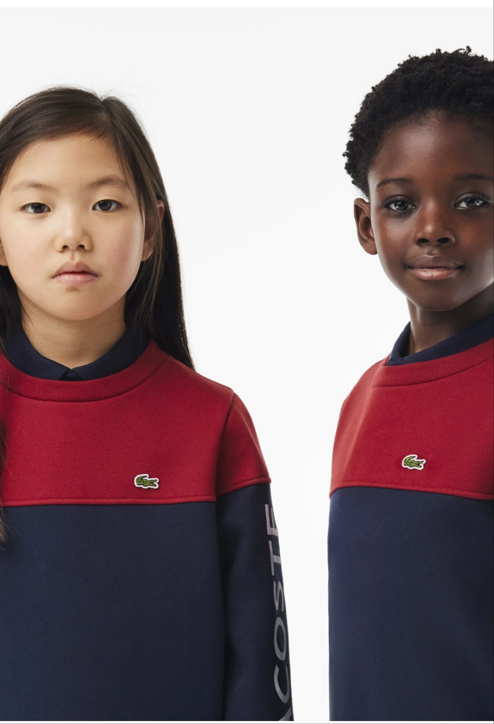 LCST Colourblock Sweatshirt - Burgundy/Navy - Brand Store