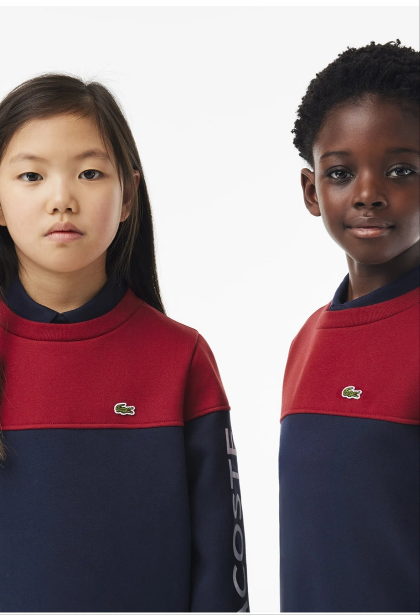 LCST Colourblock Sweatshirt - Burgundy/Navy - Brand Store