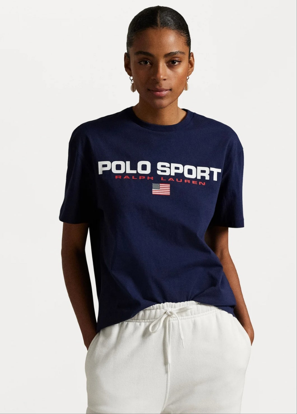 Polo Sports Printed Tee - Navy - Brand Store