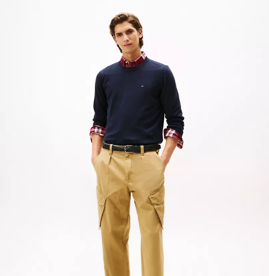 Tommy Hilfiger Classic Logo Sweatshirt - Navy Blue - Brand Store